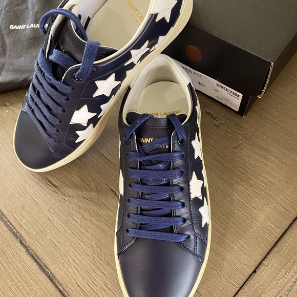Saint Laurent YSL Star Sneaker Court Classic - Picture 8 of 8